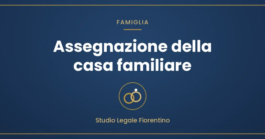 Copertina: Assegnazione della casa familiare